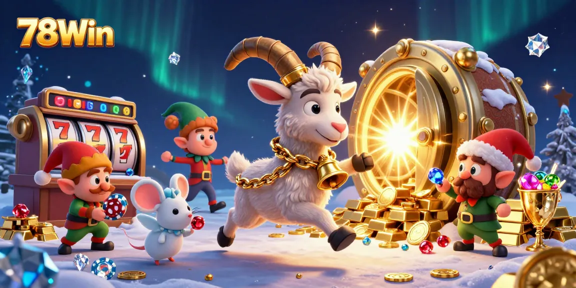 Win big with 78Win at the lively holiday-horror casino filled with vibrant festive characters.