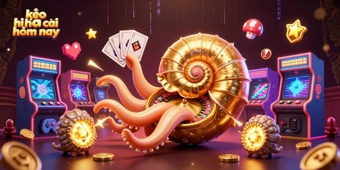 Engage with kèo nhà cái hôm nay through an energetic 3D casino illustration showcasing unique gaming elements.
